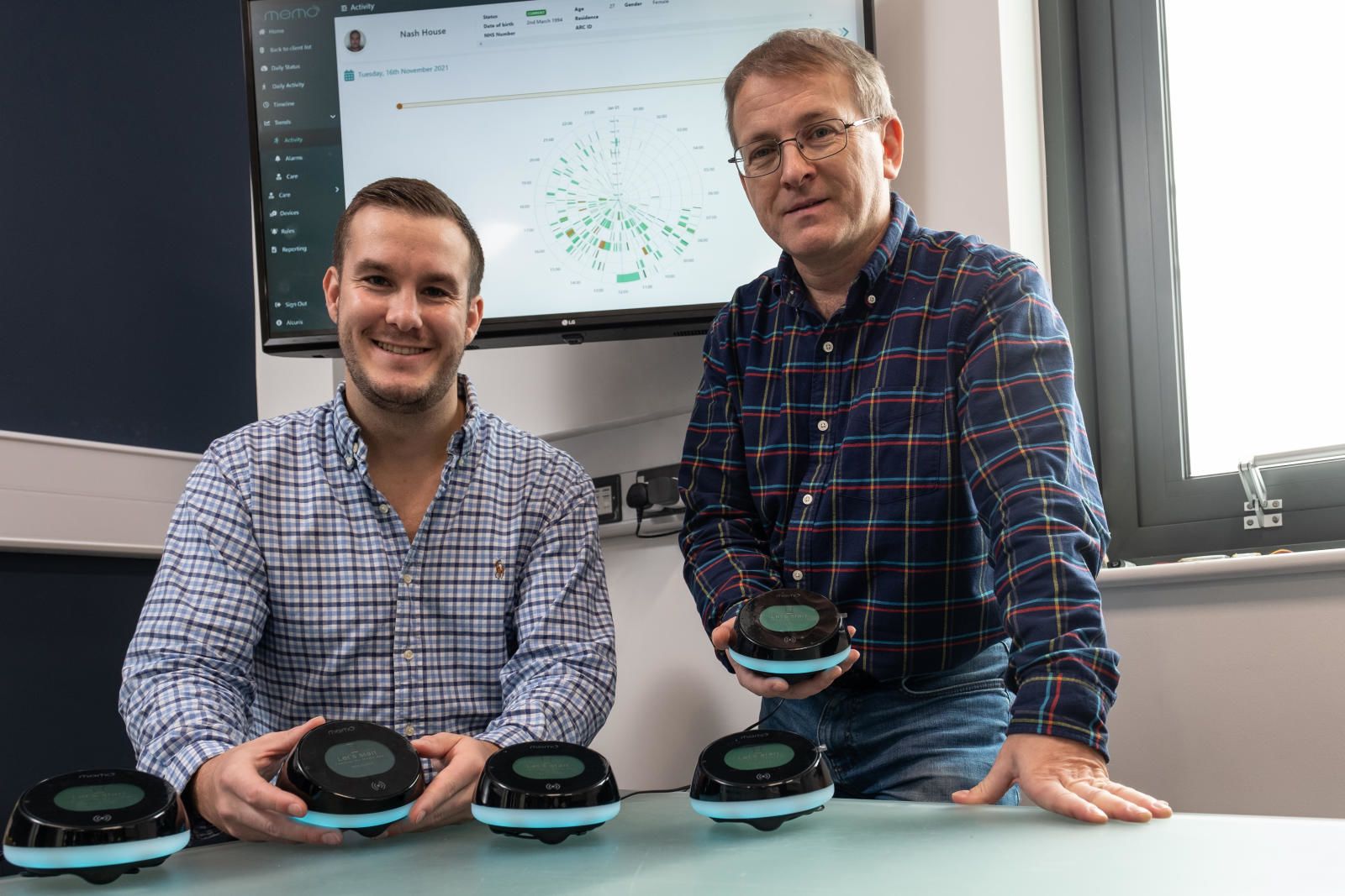 Nash Founder of Alcuris and and fellow Loughborough alumnus Jonathan Grace, Chief Technology Officer