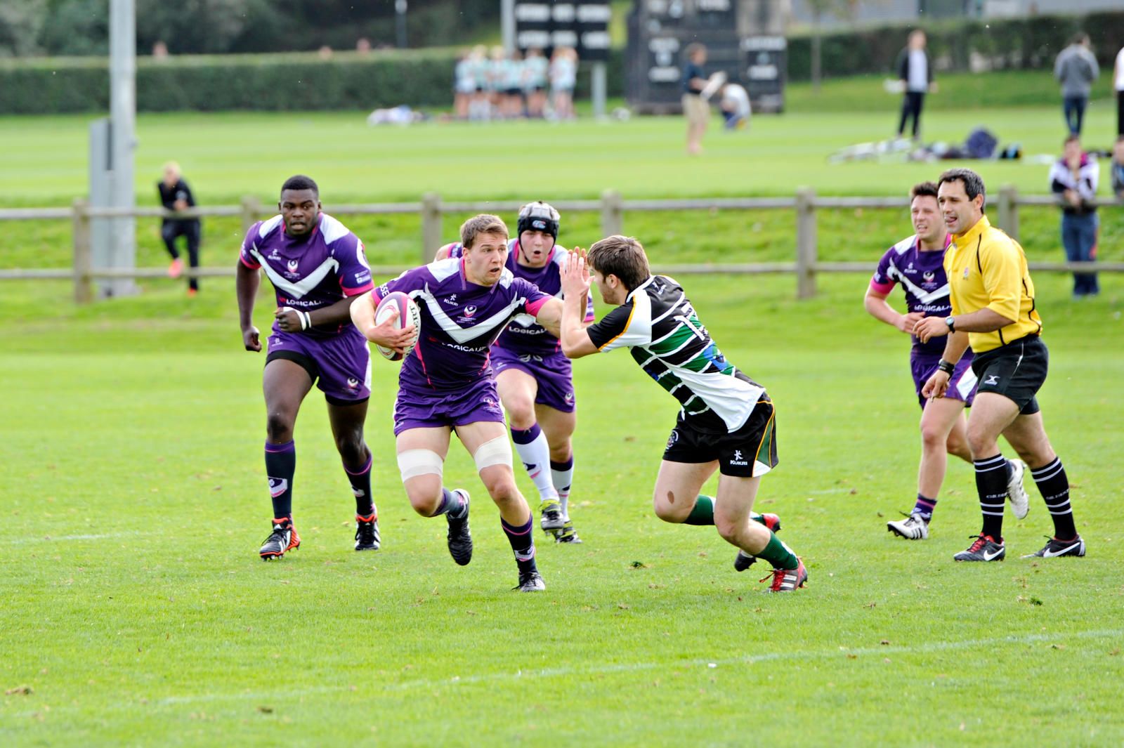 Rugby game at university